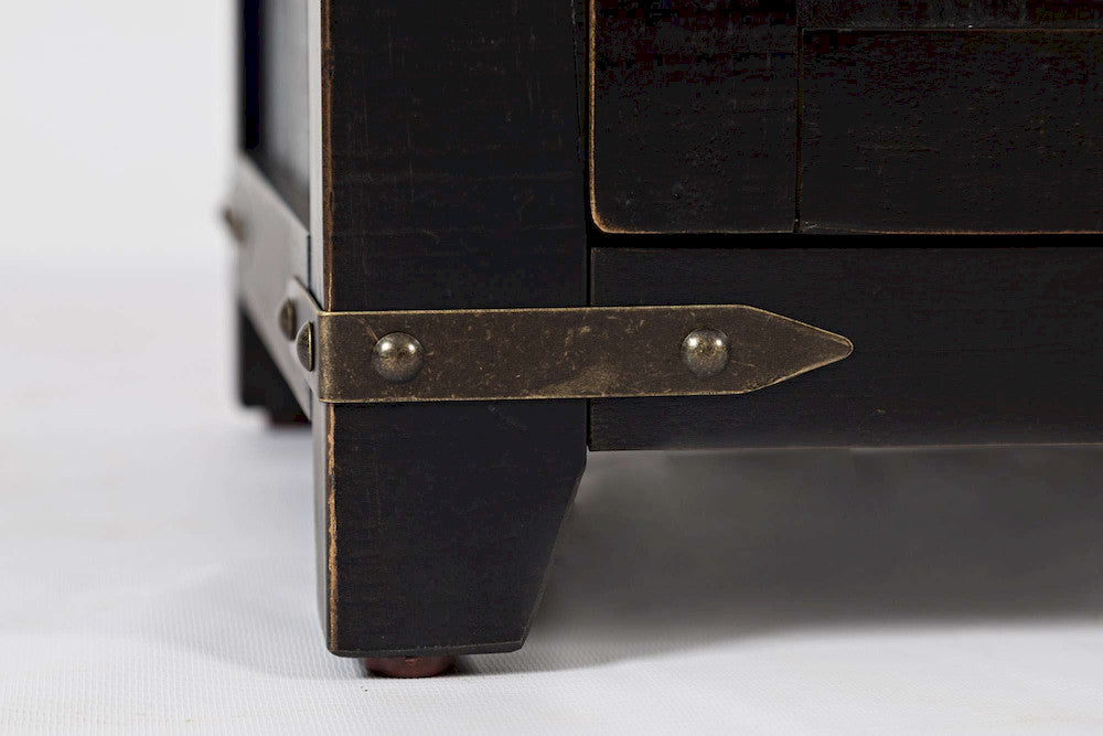 Jofran - Madison County 32in Barn Door Accent Cabinet in Vintage Black - 1702-32 view 9