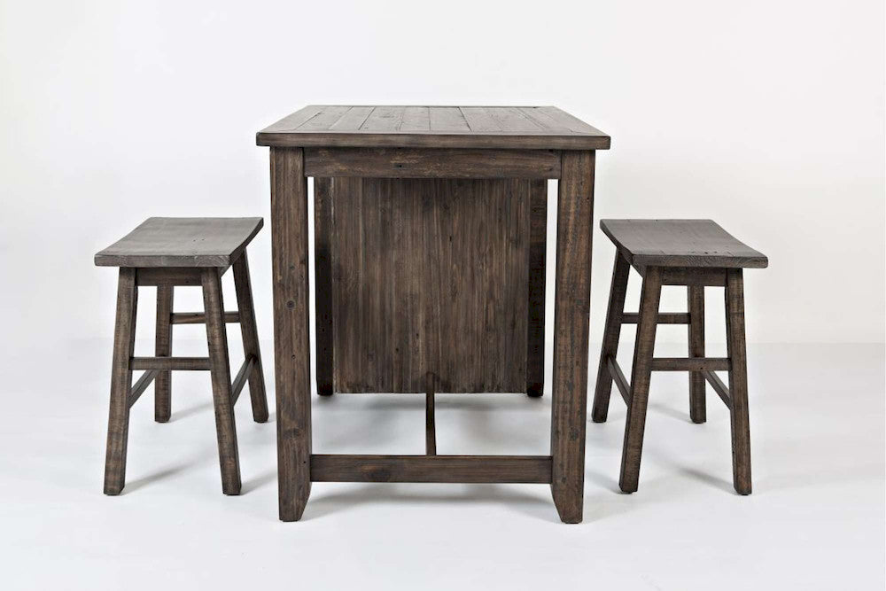 Jofran - Madison County 3pc Counter Height Set in Barnood - 1700-36 view 9