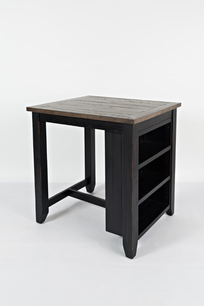 Jofran - Madison County 3pc Counter Height Set in Vintage Black - 1702-36 veiw 2