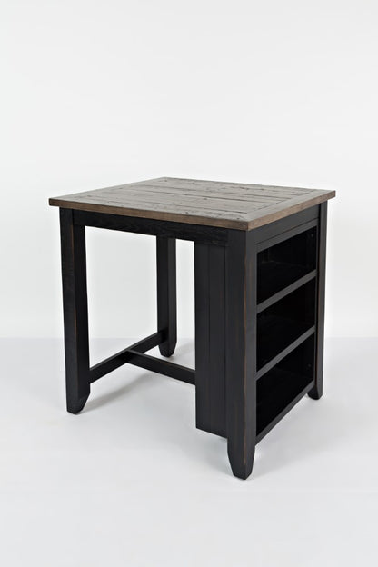 Jofran - Madison County 3pc Counter Height Set in Vintage Black - 1702-36 veiw 2