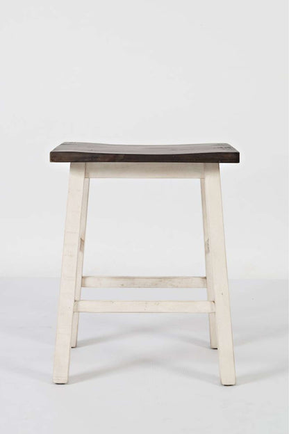 Jofran - Madison County 3pc Counter Height Set in Vintage white - 1706-36 view 4