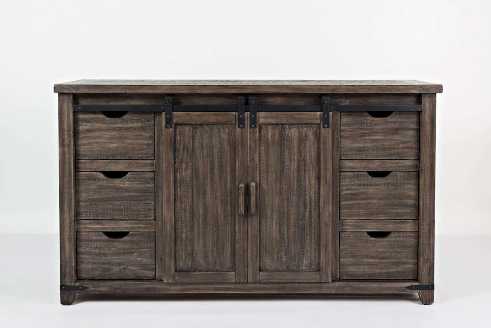 Jofran - Madison County 60in Barn Door Server in Barnwood - 1700-35 view 1