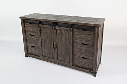 Jofran - Madison County 60in Barn Door Server in Barnwood - 1700-35 view 2