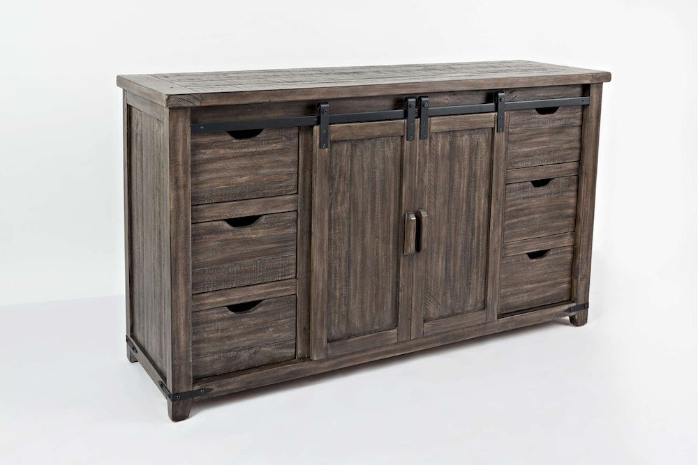 Jofran - Madison County 60in Barn Door Server in Barnwood - 1700-35 view 3