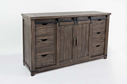 Jofran - Madison County 60in Barn Door Server in Barnwood - 1700-35 view 3