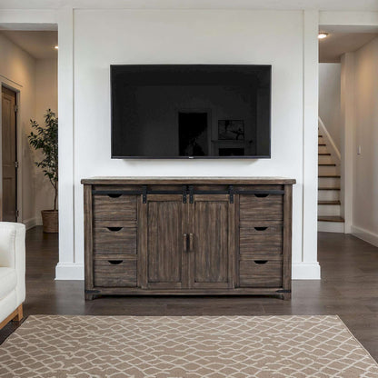 Jofran - Madison County 60in Barn Door Server in Barnwood - 1700-35 view 11
