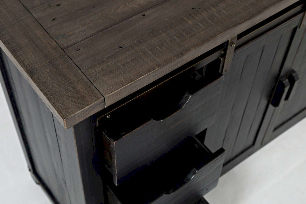Jofran - Madison County 60in Barn Door Server in Vintage Black - 1702-35 view 7
