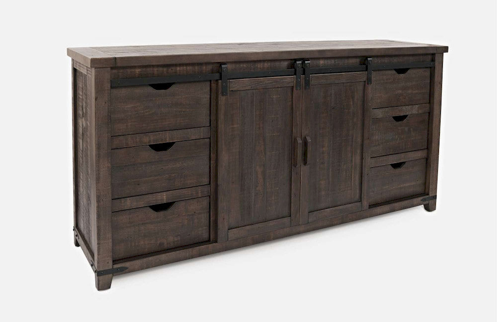 Jofran - Madison County 70in Barn Door Server in Barndoor - 1700-70 view 2