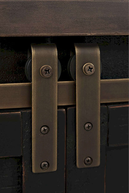 Jofran - Madison County 70in Barn Door Server in Vintage Black - 1702-70 view 7