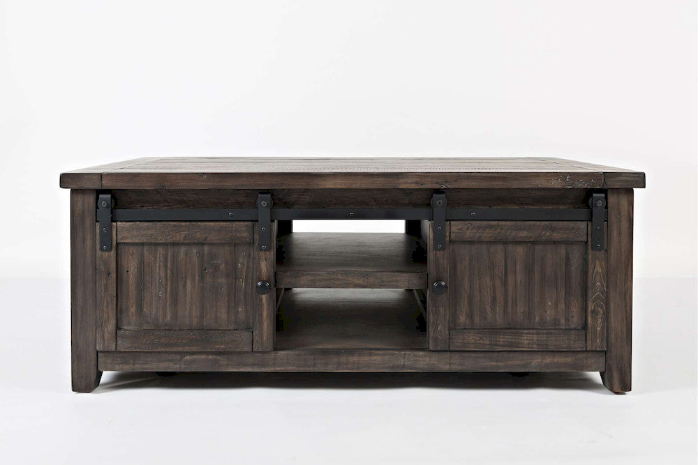 Jofran - Madison County Barn Door Cocktail Table in Barnood - 1700-5 view 1