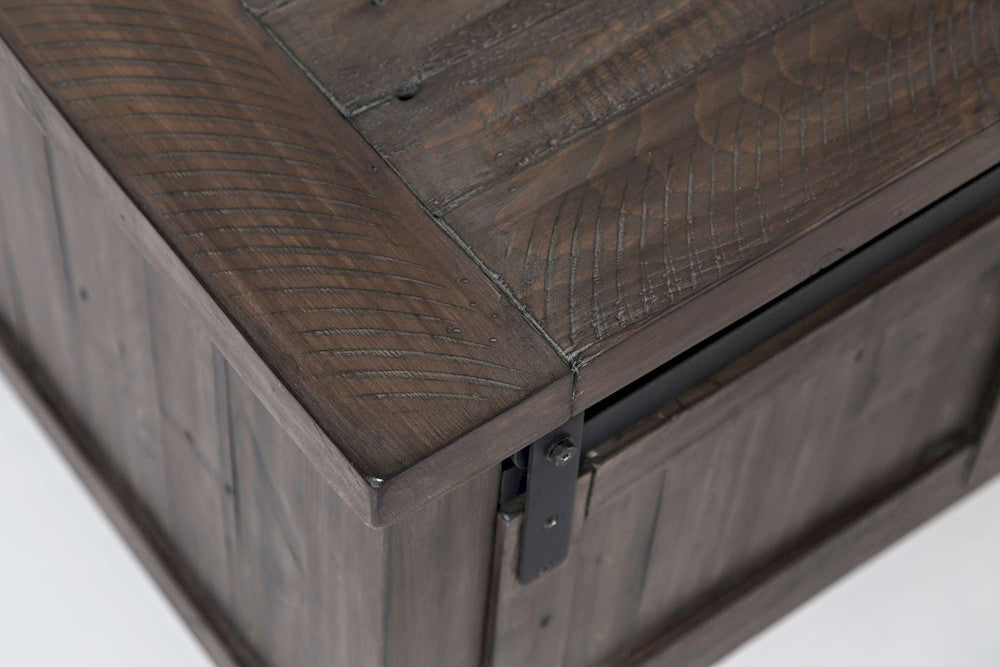 Jofran - Madison County Barn Door Cocktail Table in Barnood - 1700-5 view 8