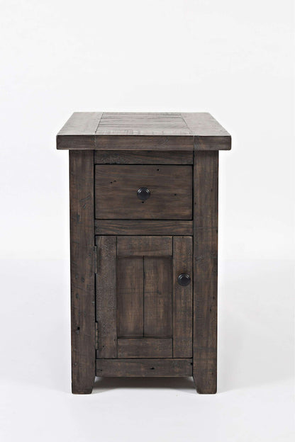 Jofran - Madison County Chairside Table in Barnood - 1700-8 view 1