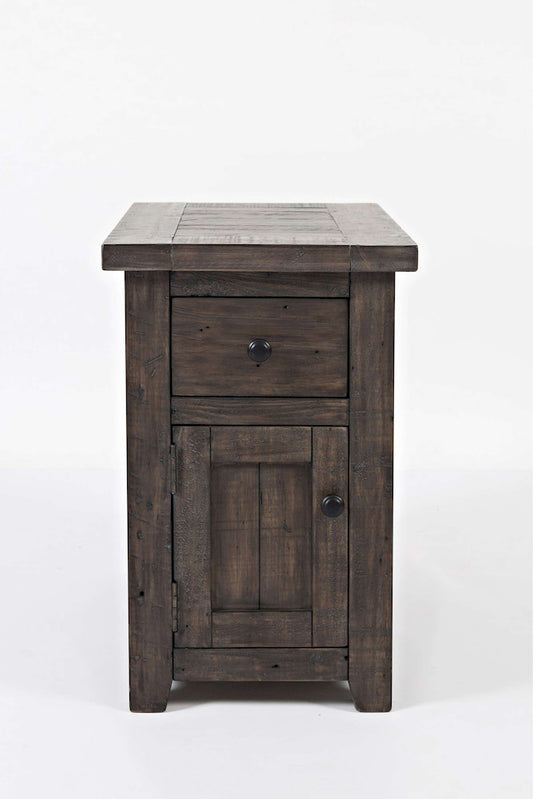 Jofran - Madison County Chairside Table in Barnood - 1700-8 view 1