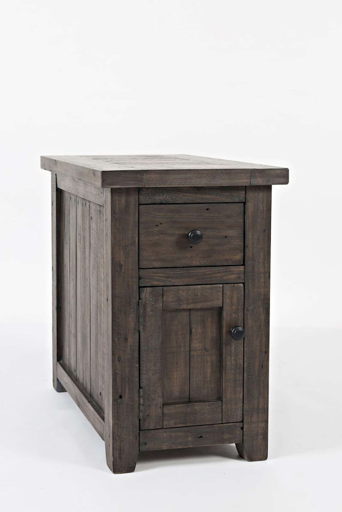 Jofran - Madison County Chairside Table in Barnood - 1700-8 view 3