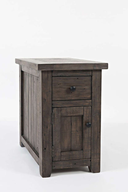 Jofran - Madison County Chairside Table in Barnood - 1700-8 view 3