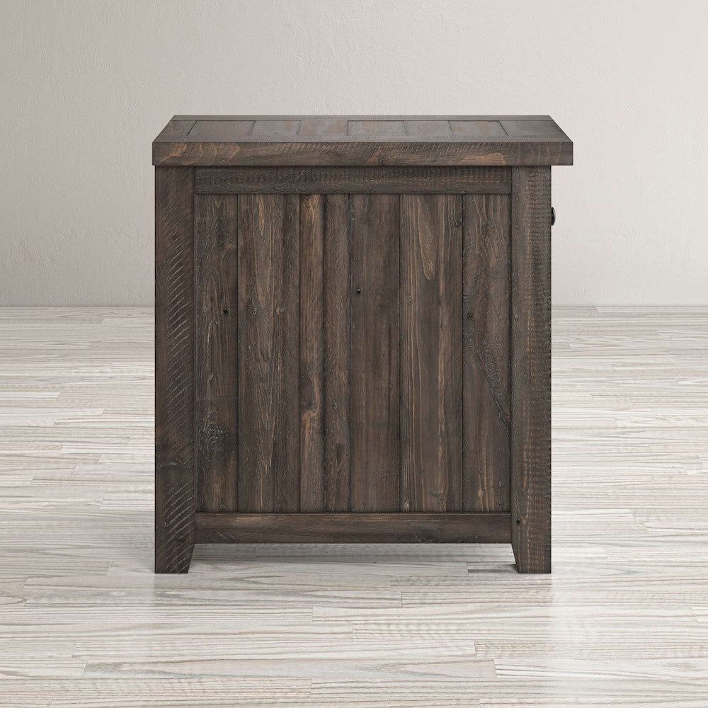 Jofran - Madison County Chairside Table in Barnood - 1700-8 view 7