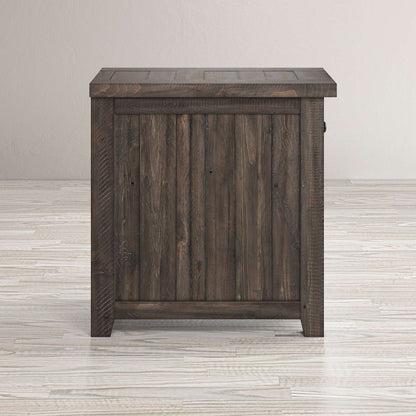 Jofran - Madison County Chairside Table in Barnood - 1700-8 view 7
