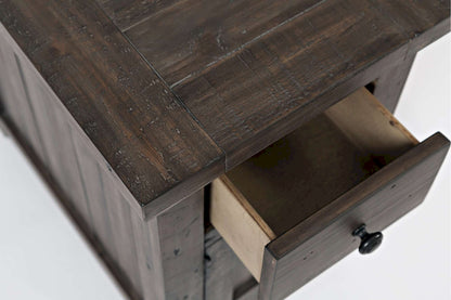 Jofran - Madison County Chairside Table in Barnood - 1700-8 view 8