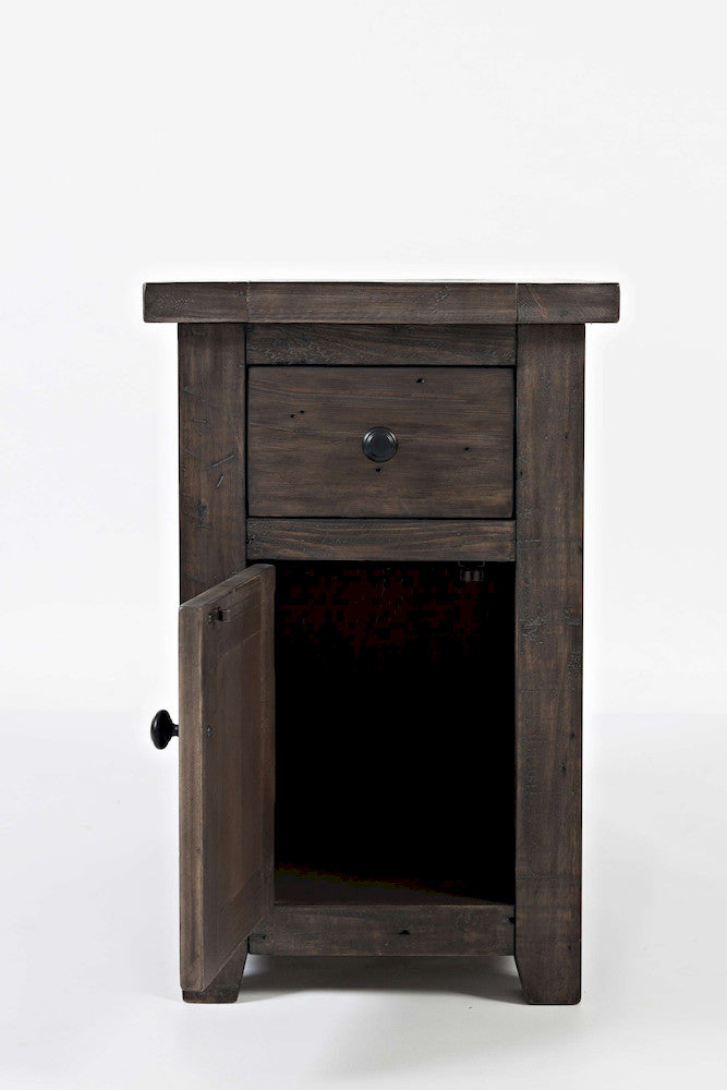 Jofran - Madison County Chairside Table in Barnood - 1700-8 view 10