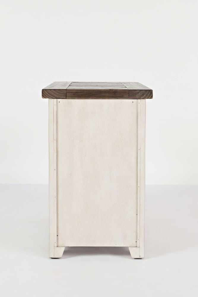 Jofran - Madison County Chairside Table in Vintage white - 1706-8 view 4