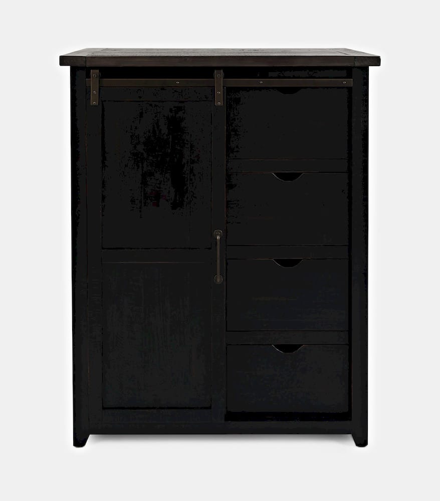 Jofran - Madison County Door Chest in Vintage Black - 1702B-30 view 1
