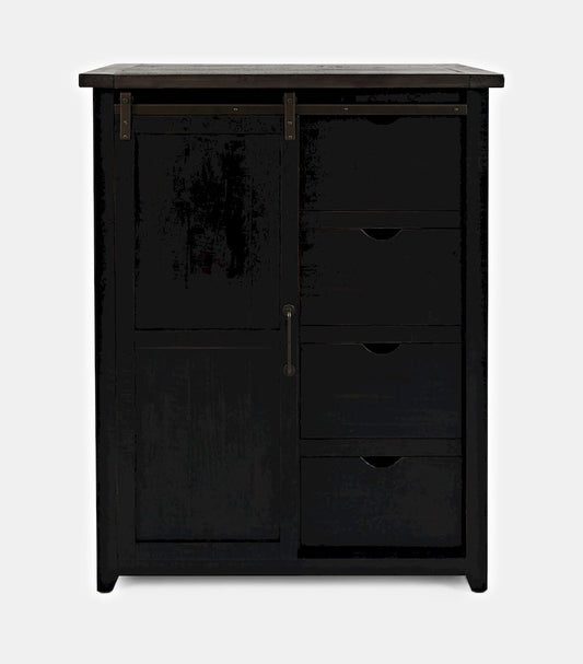 Jofran - Madison County Door Chest in Vintage Black - 1702B-30 view 1
