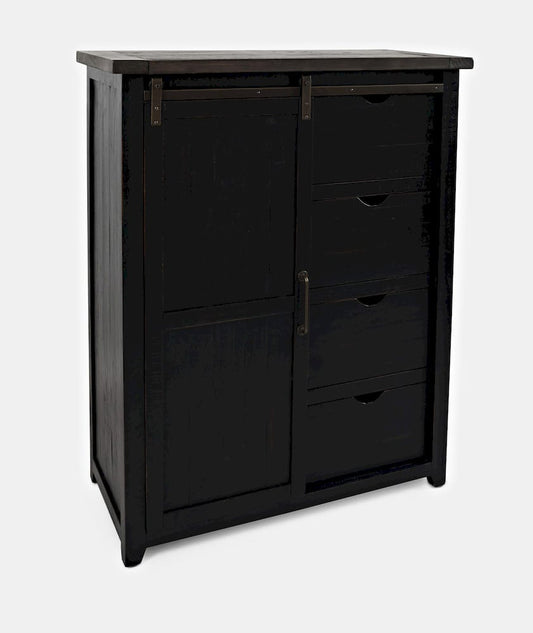 Jofran - Madison County Door Chest in Vintage Black - 1702B-30 view 2