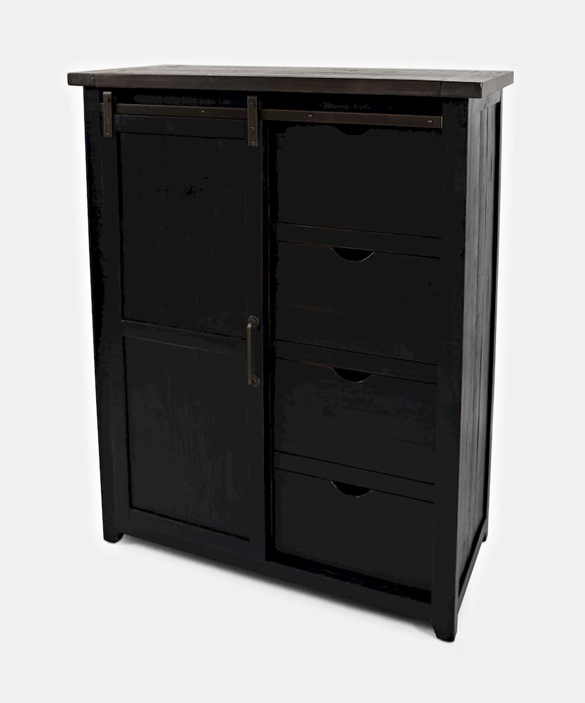 Jofran - Madison County Door Chest in Vintage Black - 1702B-30 view 3