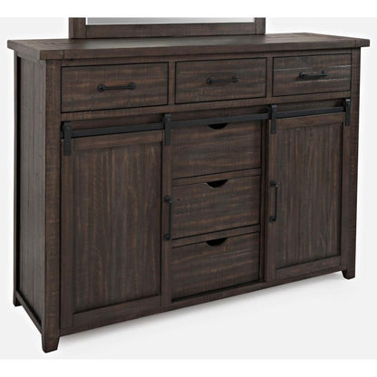 Jofran - Madison County Door Dresser in Barnood - 1700B-10 veiw 3