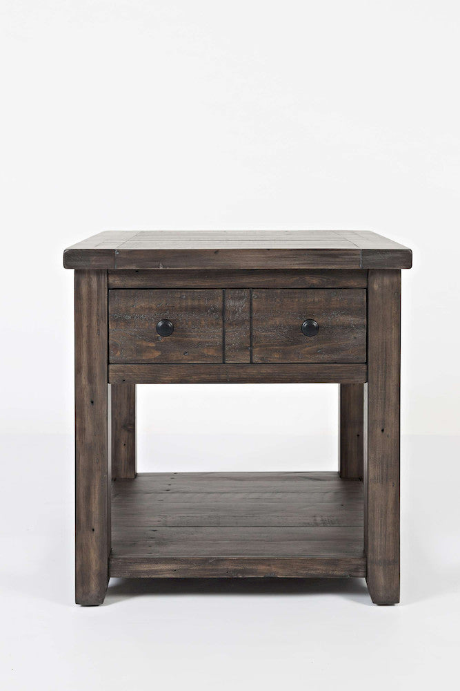 Jofran - Madison County End Table in Barnood - 1700-3 view 1