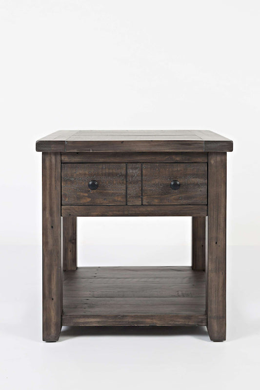 Jofran - Madison County End Table in Barnood - 1700-3 view 1