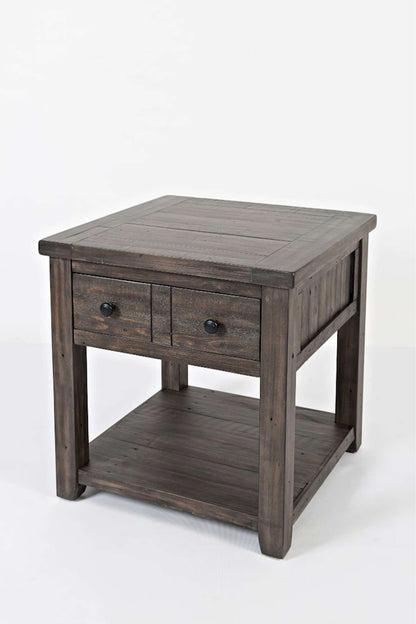 Jofran - Madison County End Table in Barnood - 1700-3 view 2
