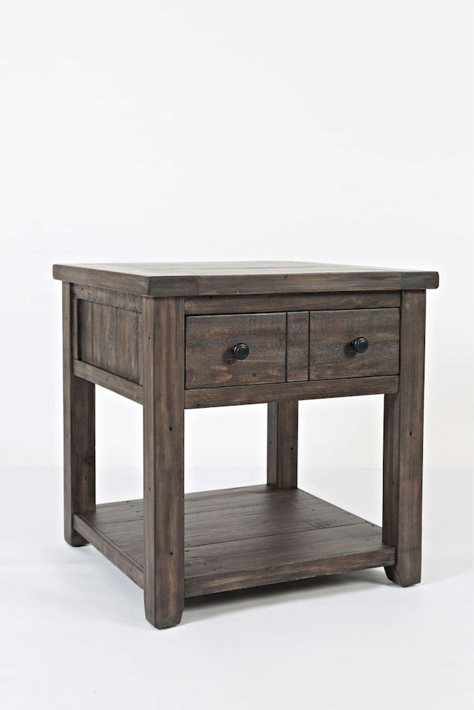 Jofran - Madison County End Table in Barnood - 1700-3 view 3