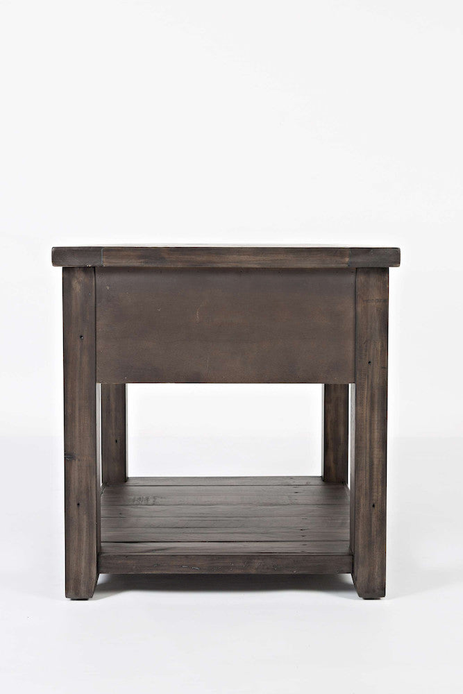 Jofran - Madison County End Table in Barnood - 1700-3 view 4