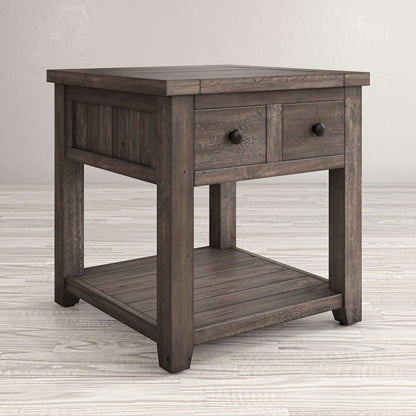 Jofran - Madison County End Table in Barnood - 1700-3 view 6