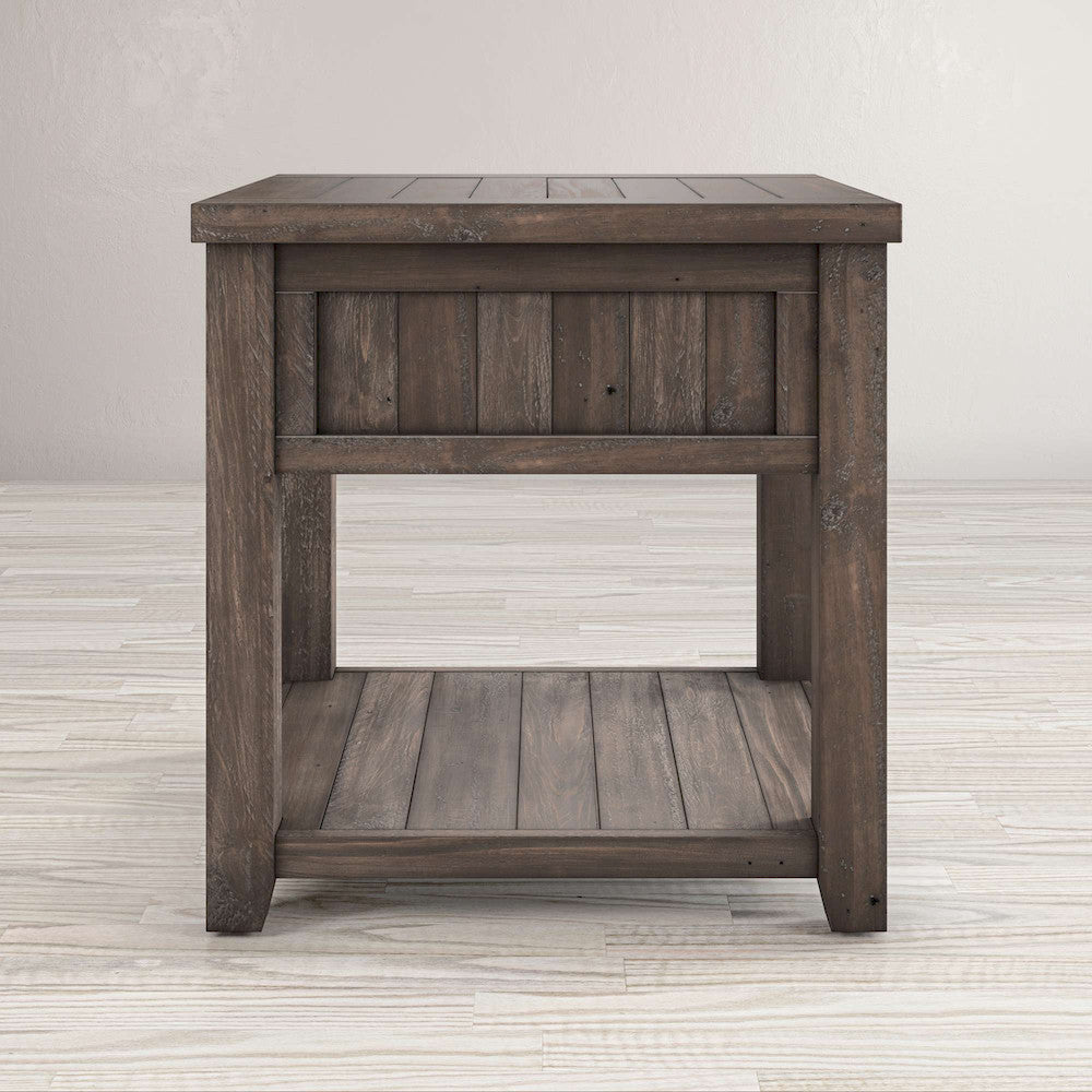 Jofran - Madison County End Table in Barnood - 1700-3 view 7
