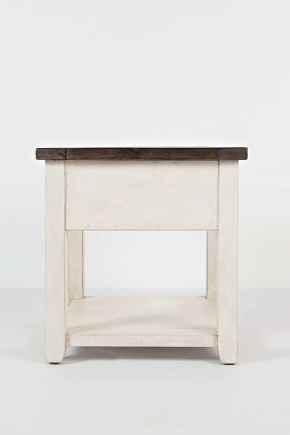 Jofran - Madison County End Table in Vintage white - 1706-3 view 4