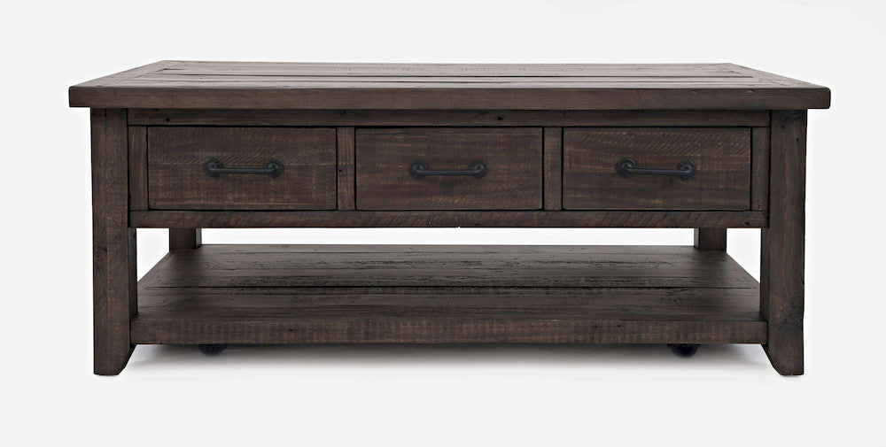 Jofran - Madison County Harris 3 Draer Cocktail Table in Barnood - 1700-11 view 1