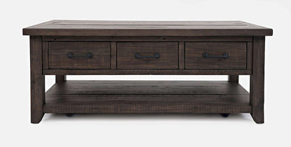 Jofran - Madison County Harris 3 Draer Cocktail Table in Barnood - 1700-11 view 1