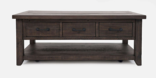 Jofran - Madison County Harris 3 Draer Cocktail Table in Barnood - 1700-11 view 1