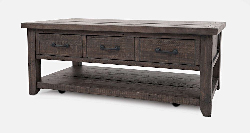 Jofran - Madison County Harris 3 Draer Cocktail Table in Barnood - 1700-11 view 3