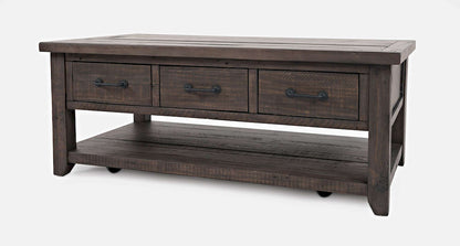 Jofran - Madison County Harris 3 Draer Cocktail Table in Barnood - 1700-11 view 3