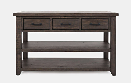 Jofran - Madison County Harris 3 Drawer Console in Barnwood - 1700-14 view 1