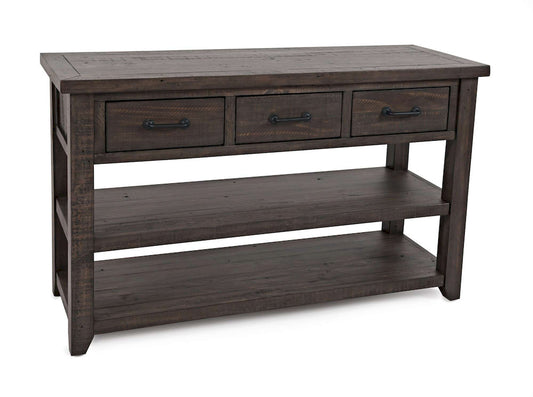 Jofran - Madison County Harris 3 Drawer Console in Barnwood - 1700-14 view 2