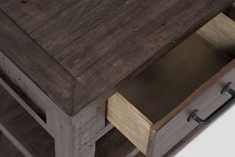 Jofran - Madison County Harris 3 Drawer Console in Barnwood - 1700-14 view 5