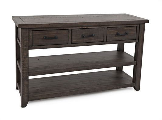Jofran - Madison County Harris 3 Drawer Console in Barnwood - 1700-14 veiw 1