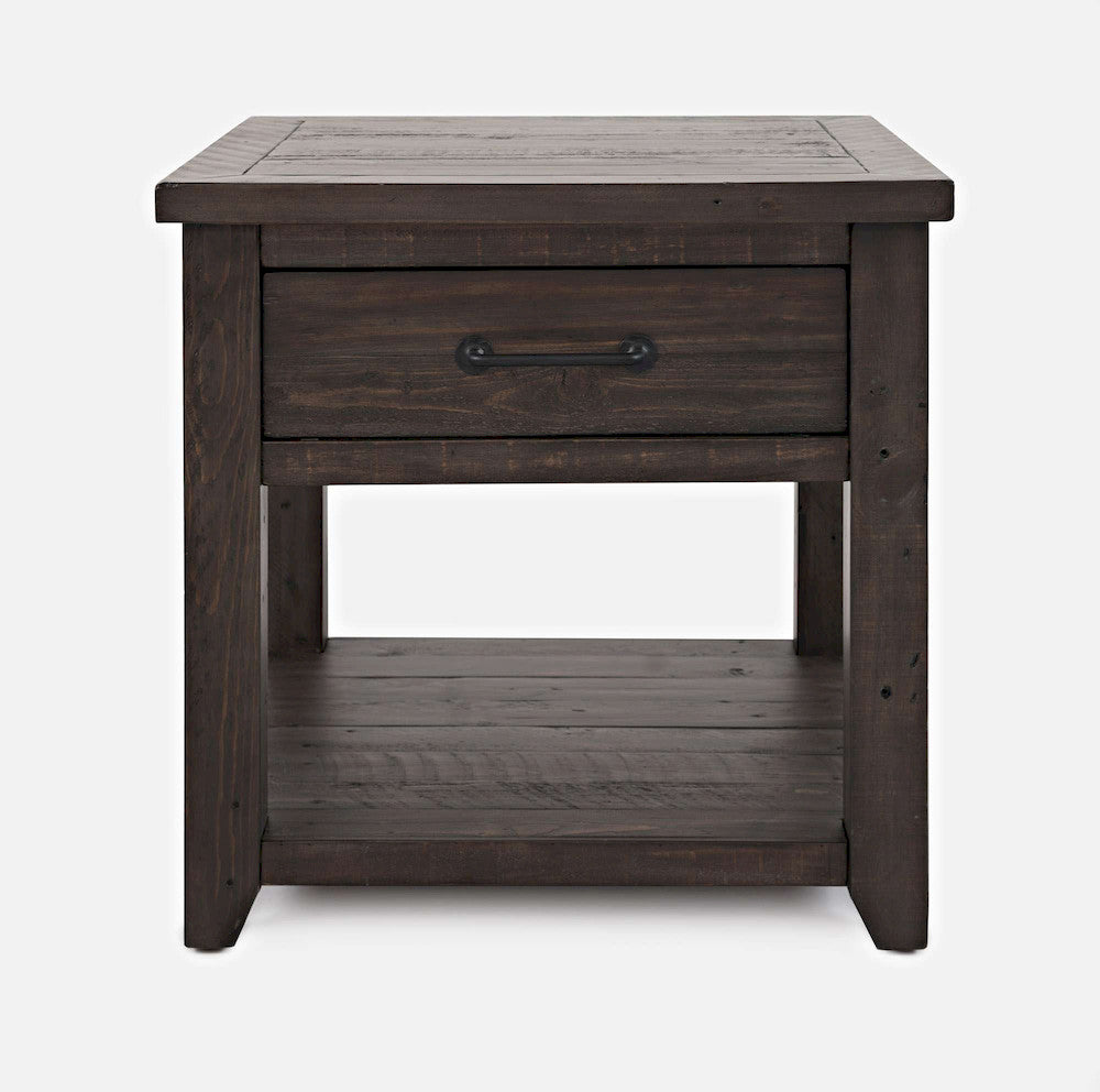Jofran - Madison County Harris End Table in Barnwood - 1700-13 view 1