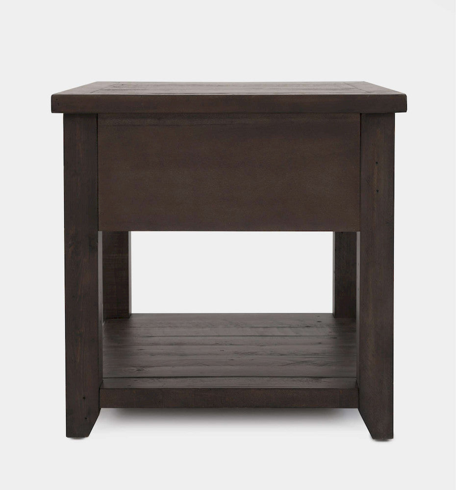 Jofran - Madison County Harris End Table in Barnwood - 1700-13 view 4