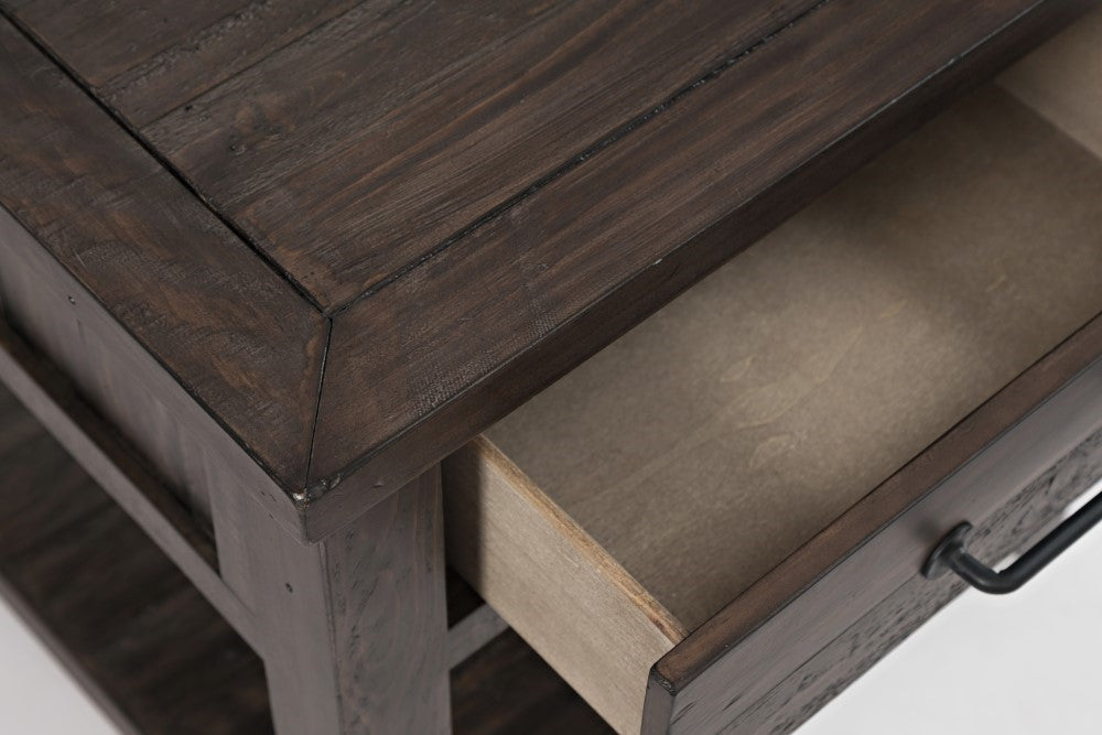 Jofran - Madison County Harris End Table in Barnwood - 1700-13 veiw 4