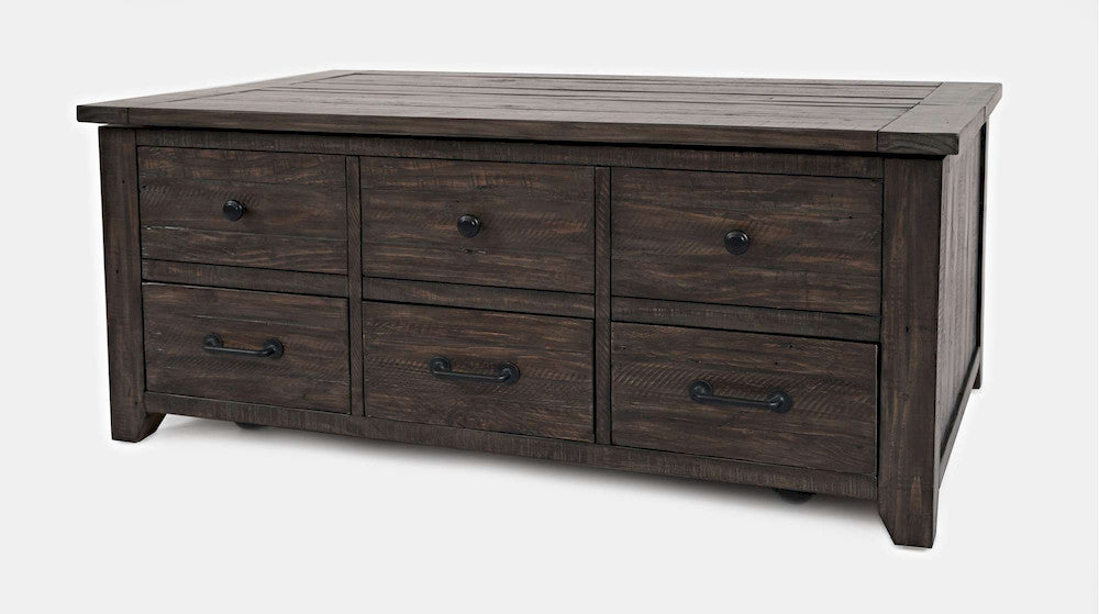 Jofran - Madison County Harris Lift Lid Cocktail Table in Barnood - 1700-15 view 2